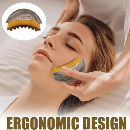 Lymphatic Contour Face Brush,Chin &Jawline Sculpting,Drainage Massager for Face,Ergonomically Designed to Fit The Skin Precisely