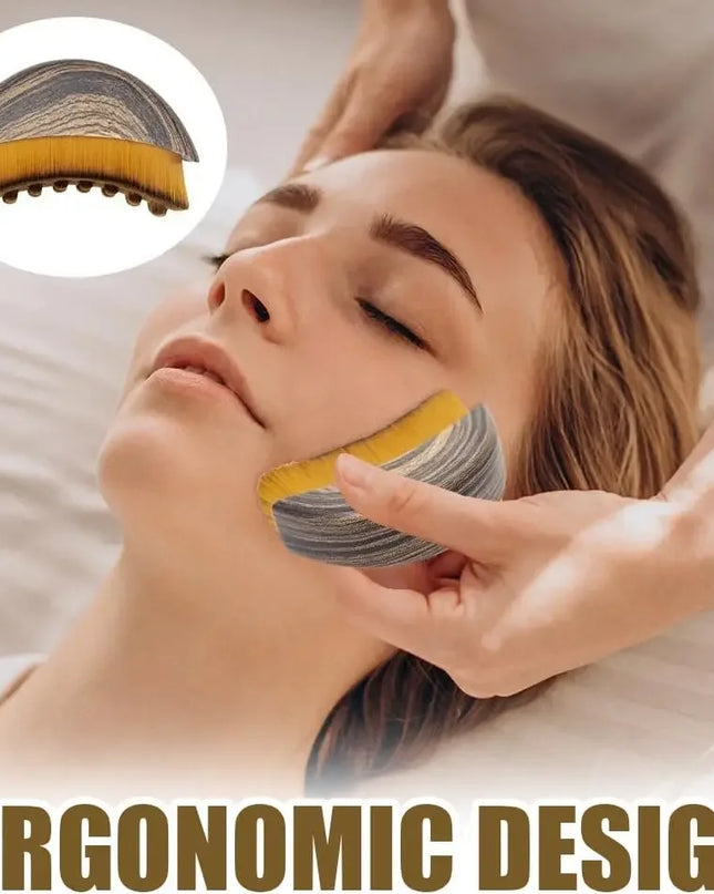 Lymphatic Contour Face Brush,Chin &Jawline Sculpting,Drainage Massager for Face,Ergonomically Designed to Fit The Skin Precisely