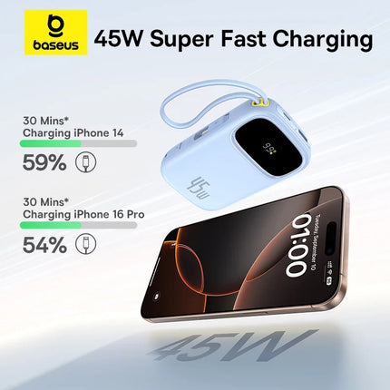 Baseus Retractable Cable Power Bank