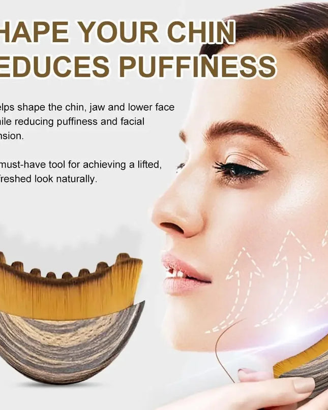 Lymphatic Contour Face Brush,Chin &Jawline Sculpting,Drainage Massager for Face,Ergonomically Designed to Fit The Skin Precisely