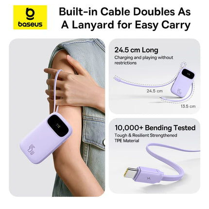 Baseus Retractable Cable Power Bank