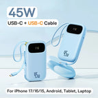 Dual USB-C Blue / 20000mAh