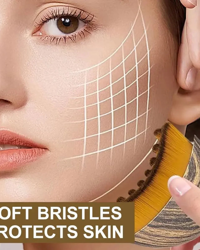 Lymphatic Contour Face Brush,Chin &Jawline Sculpting,Drainage Massager for Face,Ergonomically Designed to Fit The Skin Precisely