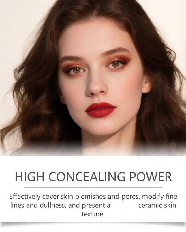 2-in-1 Color-Changing Foundation Stick Liquid Lightweight Moisturizing Brightening Foundation Color Changing For All Skin Types