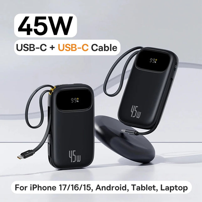 Baseus Retractable Cable Power Bank
