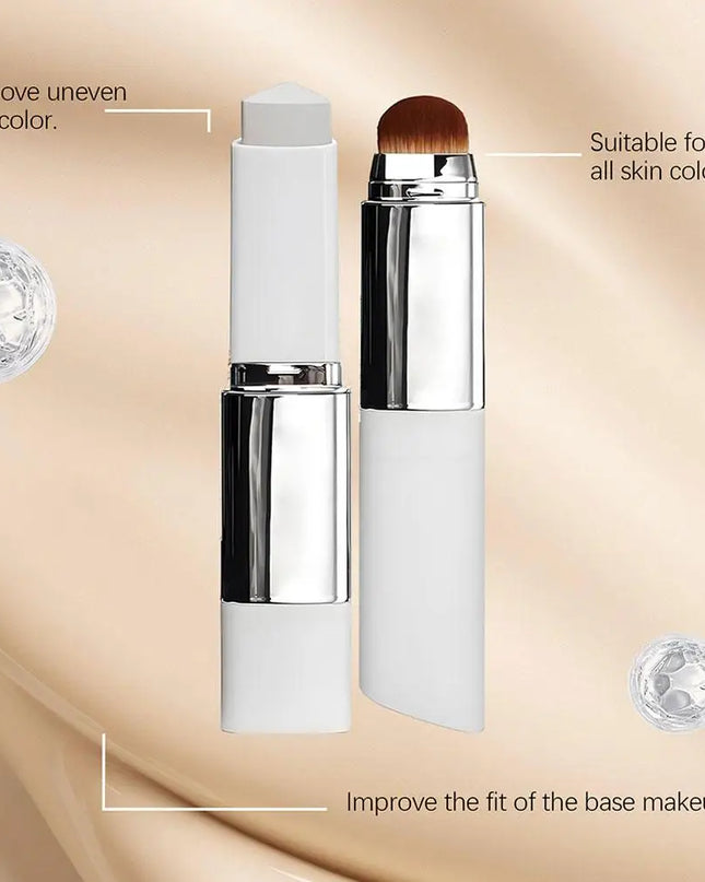 2-in-1 Color-Changing Foundation Stick Liquid Lightweight Moisturizing Brightening Foundation Color Changing For All Skin Types